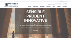 Desktop Screenshot of pantheonwealthplanning.com